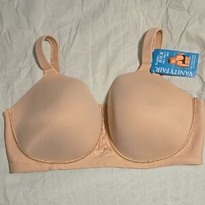Vanity Fair Tan Full-Coverage Bra with Adjustable Straps